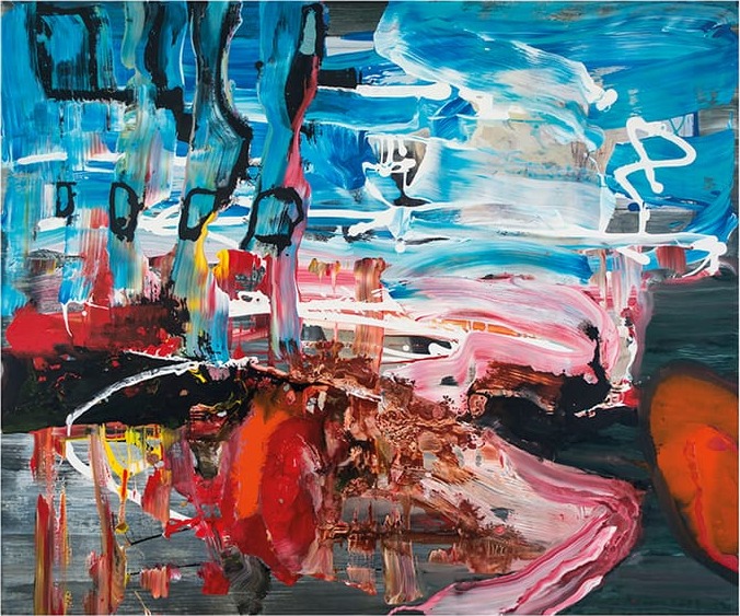 expressionist futuristic landscape