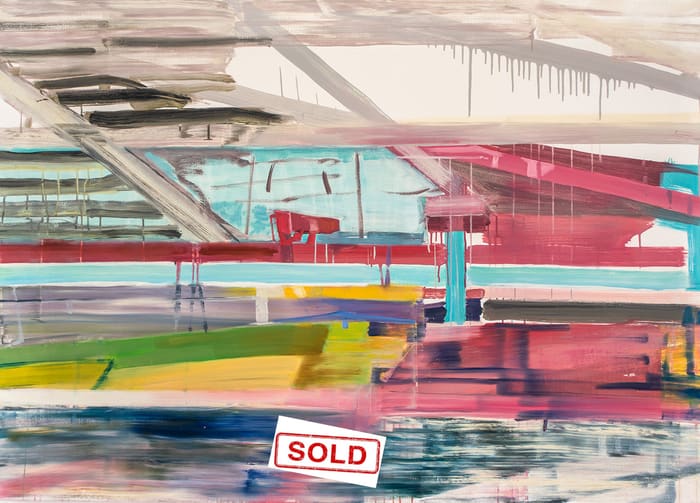 abstract harbor view