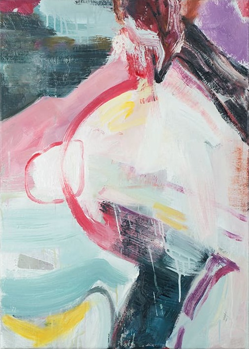 face in a landscape