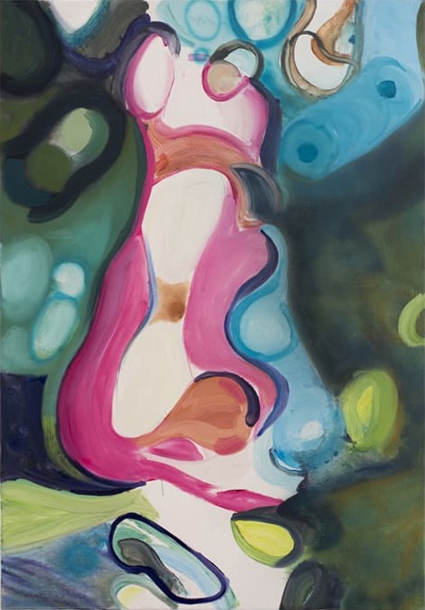 organic shapes painting